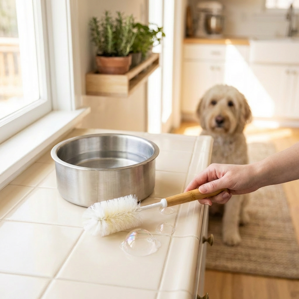 That Slimy Water Bowl? What It Is (and How to Fix It)