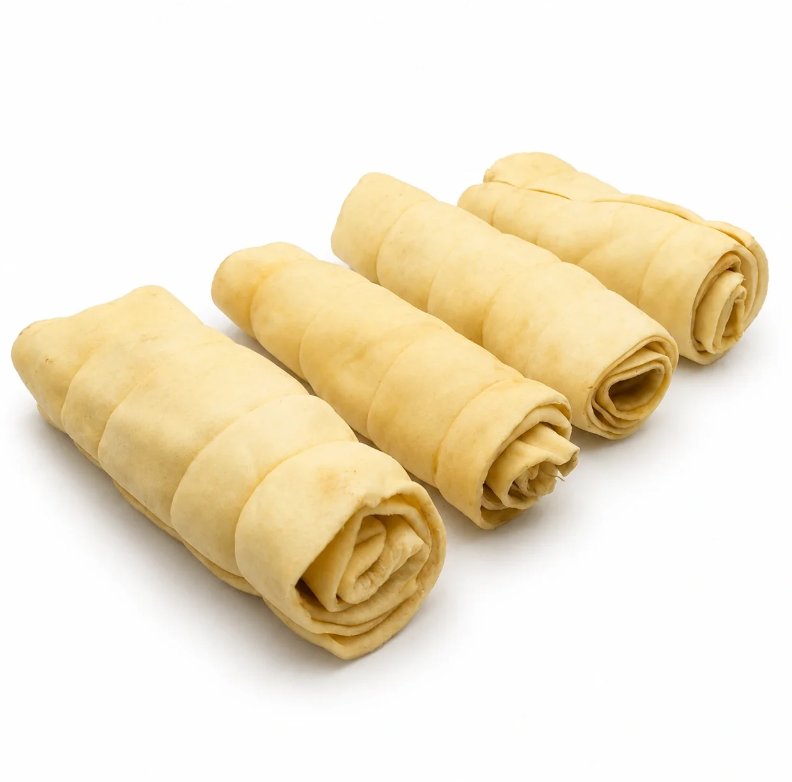 6″ White Buffalo Puffed Cheek Roll
