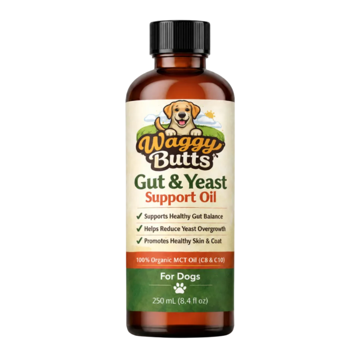 Gut & Yeast Support Oil for Dogs