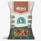 Hero Dog treats package with duck feet treats 