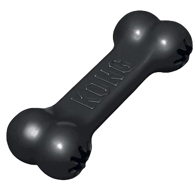Black KONG dog toy