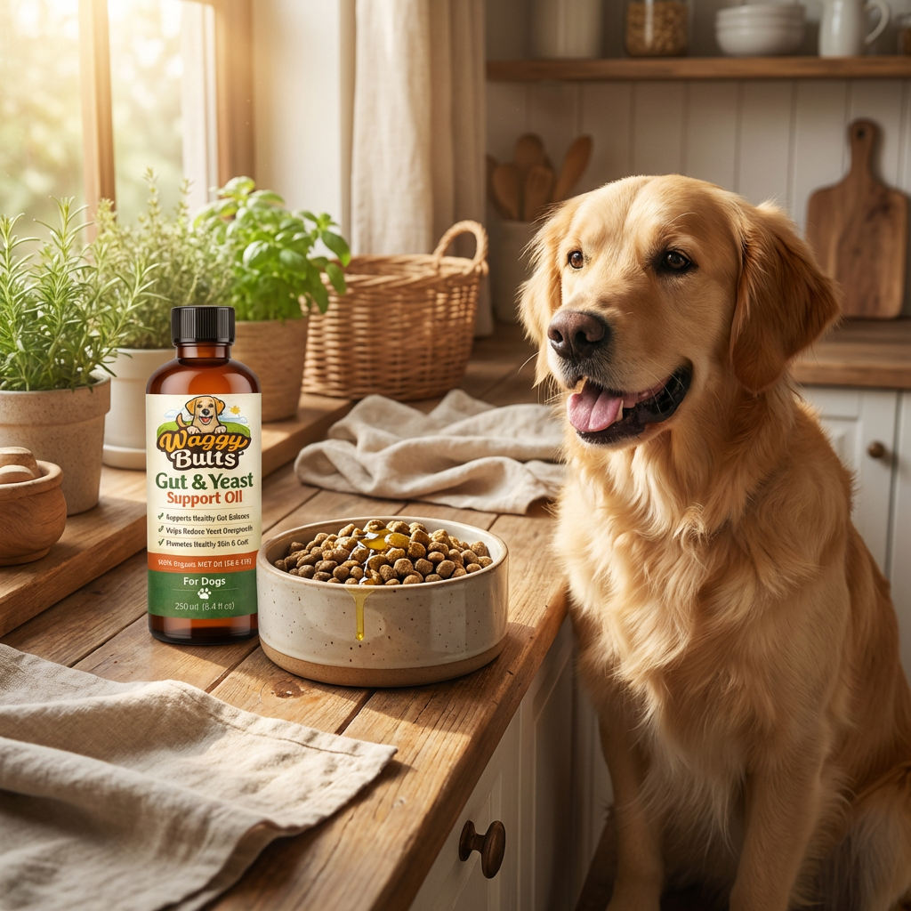 Gut & Yeast Support Oil for Dogs
