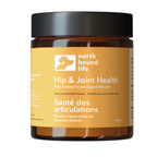 Jar of North Hound Life Hip & Joint Health supplement on a white background