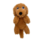 Brown plush toy resembling a dog