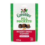 Greenies Pill Pockets | Capsule Size Hickory Smoke Flavour – 30 Count