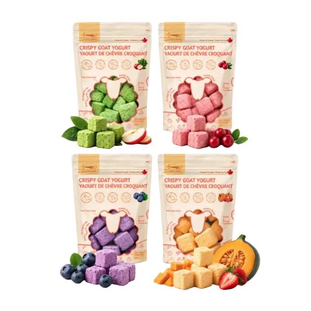 Loopy Paws | Crispy Goat Yogurt Chunks Blueberry – 30 g