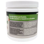 Supplement jar with label on a white background