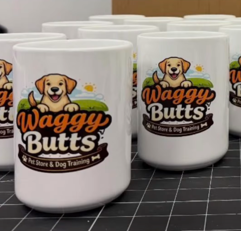 Waggy Butts Coffee Mug